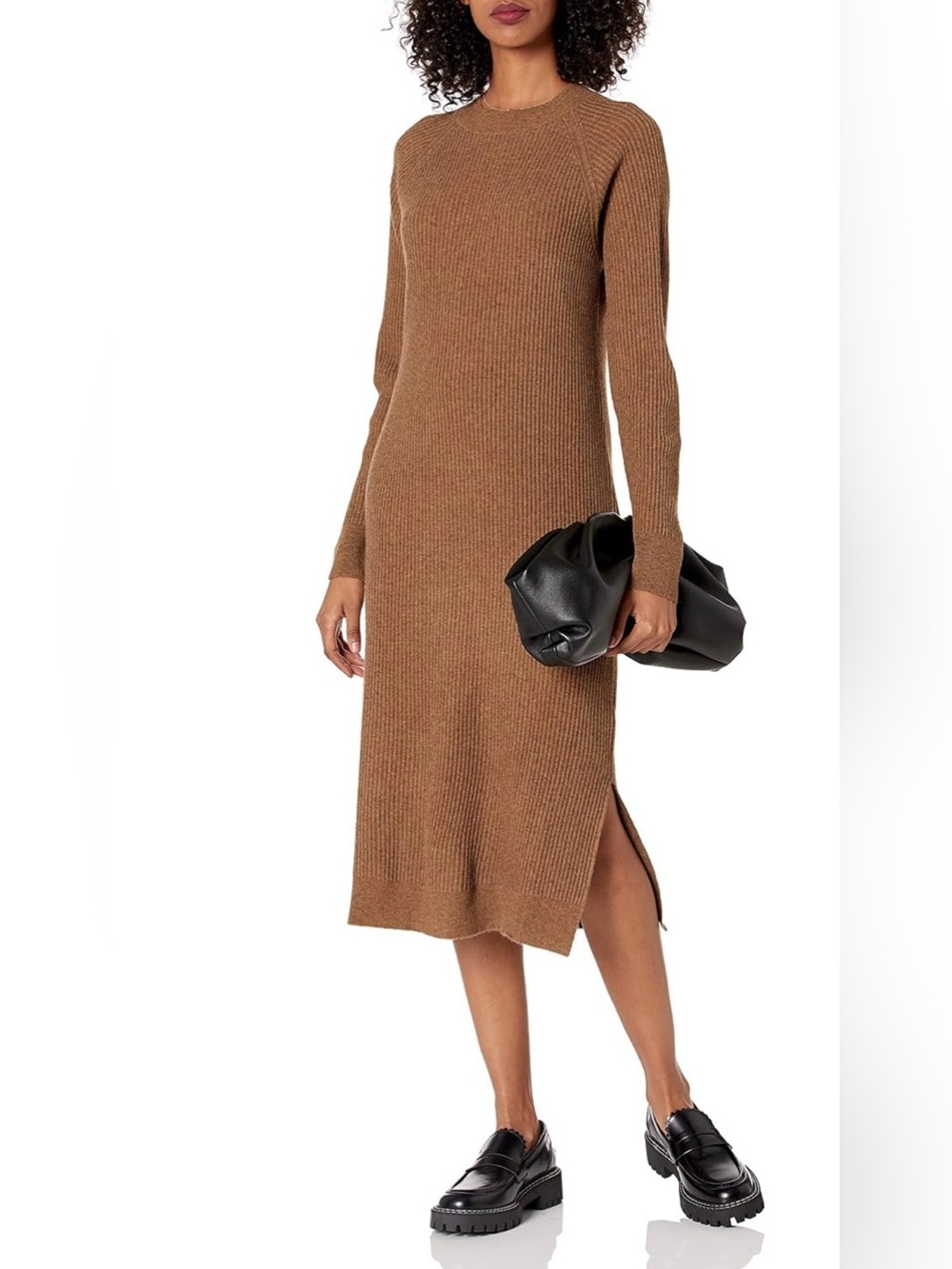 The Drop Renata Women’s Rib Midi Dress
